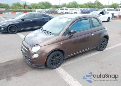 2012 Fiat 500 Pop из США, поврежденный, VIN 3C3CFFAR3CT127056